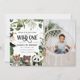 Wild One 1-årsfest | Kung av saker Krona Inbjudningar