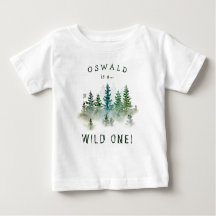 Wild One 1st Birthday Woodland Watercolor