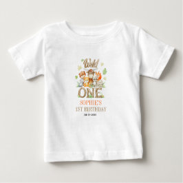 Wild One Animal 1st Birthday Party | Safari Jungle T Shirt