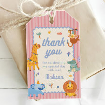 Wild One Cute Safari Animals 1st Birthday