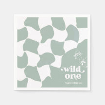 Wild One Dapper Duck 1st Birthday Sage Green