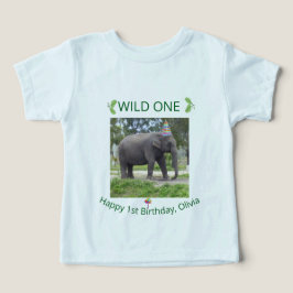Wild One Elephant Safari Celebration T Shirt