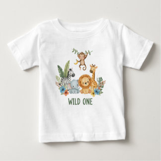 Wild One - Jungle Animals T Shirt