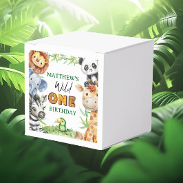 Wild One Jungle Safari 1-årsfest Presentaskar