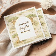 Wild One Neutral Safari First Birthday