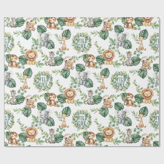 Wild One Safari Inpackningspapper Presentpapper