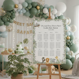Wild One Safari Jungle Animals Baby Shower