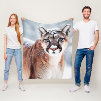 Wild puma winter fleecefilt