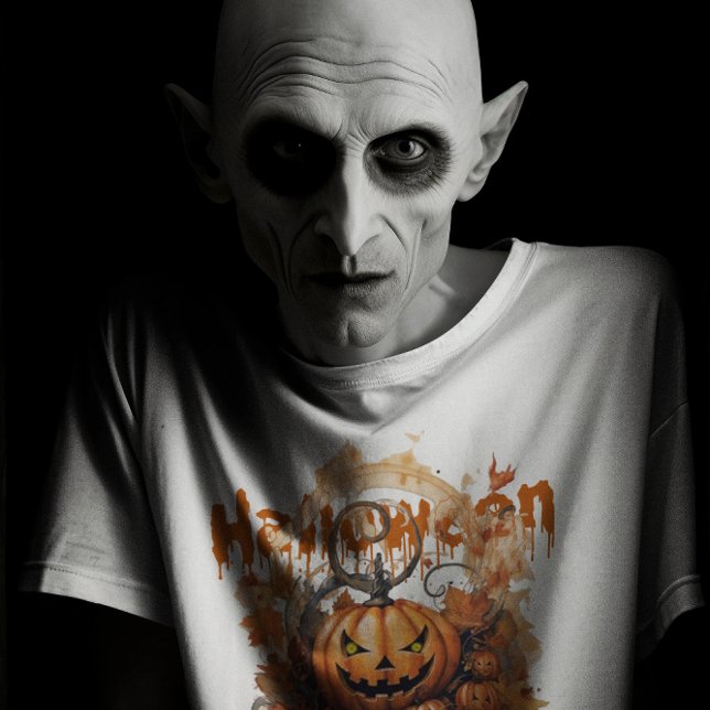 Wild Pumpkins T Shirt (T-Shirt Halloween by Hotpopcolors)