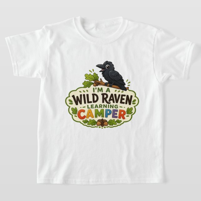 Wild Raven Learning Camp-tröja T Shirt (Laydown)