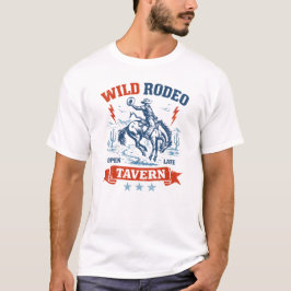 Wild Rodeo Tavern – Vintage Western Cowboy Art T Shirt
