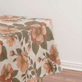 Wild Rose Blooms In Earthy Shades Of Terracotta