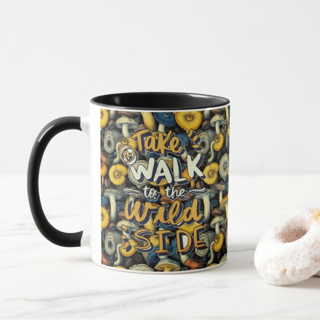 Wild Side Mushroom Mug Mugg (Med munk)