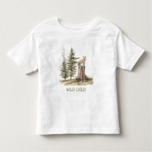 WILD-skogen Forest Woodland Fox Baby Småbarn T Shirt