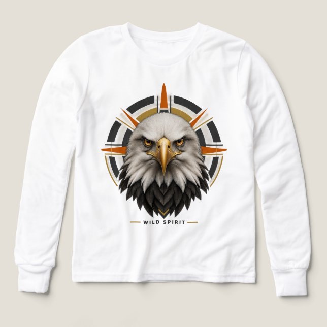 Wild Spirit Eagle Graphic Shirt T (Design framsida)