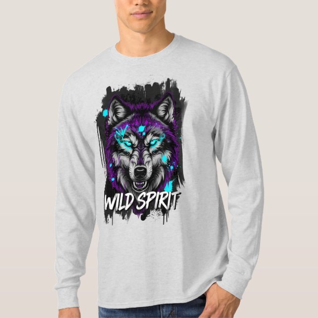 Wild Spirit – Urban Wolf Tee (Framsida)