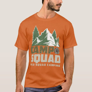 WILD SQUAD CAMPING retro T Shirt