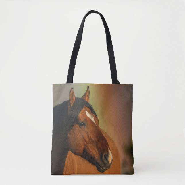 Wild Stallion, Golden Light and Rainbow Tygkasse (Framsida)