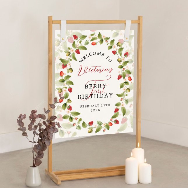 WILD STRAWBERRY SWEET BABY BIRTHDAY POSTER (Skapare uppladdad)