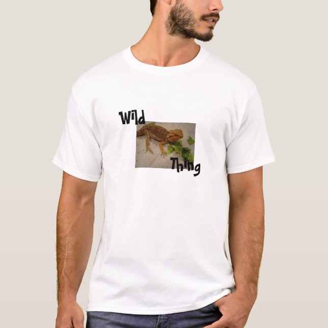 Wild Thing - Djurlustighet Tee Shirt (Framsida)