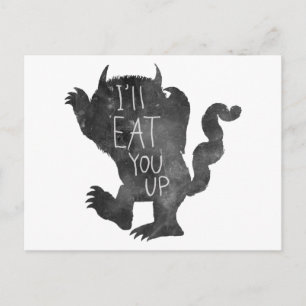 Wild Thing I'll Eat You Up Vykort