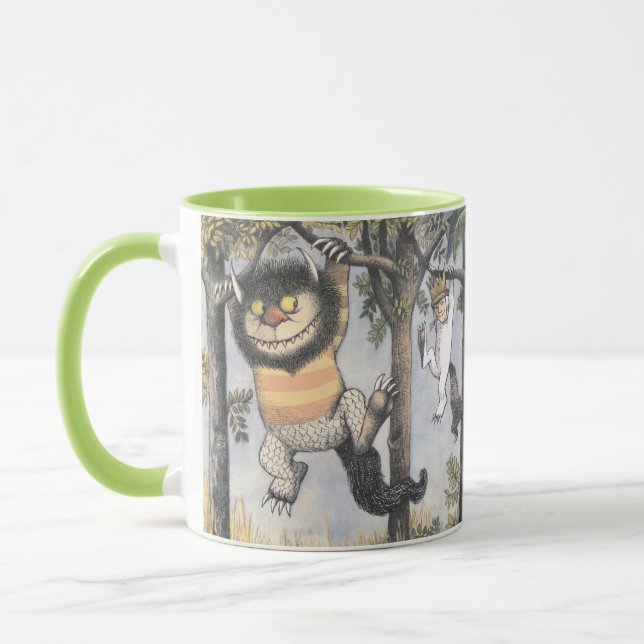 Wild Things and Max Swinging From Trees Mugg (Vänster)