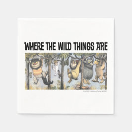 Wild Things and Max Swinging From Trees Pappersservett