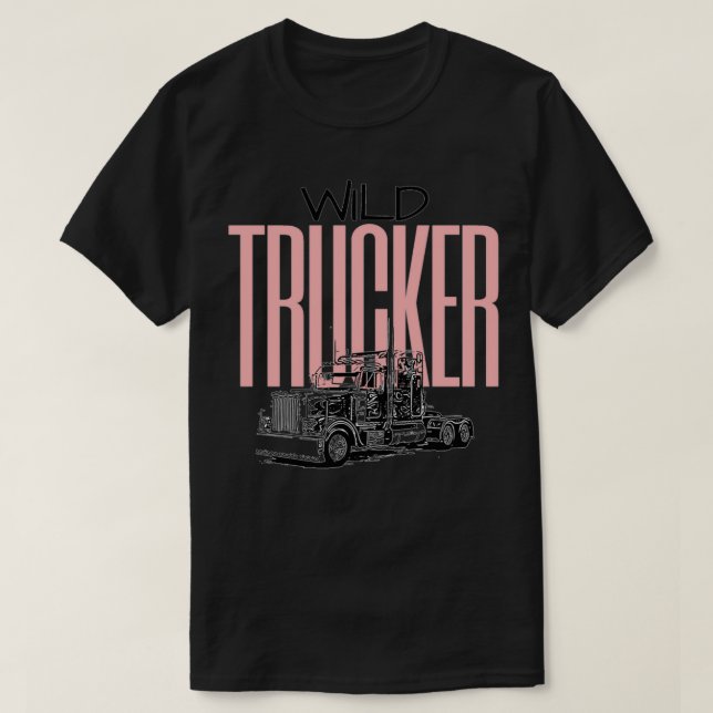 Wild trucker t shirt (Design framsida)