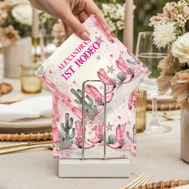 Wild West 1st Rodeo Birthday Pappersservett