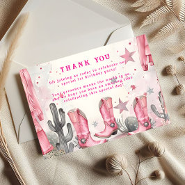 Wild West 1st Rodeo Birthday Tack Kort