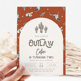 Wild West Birthday Invitation | Cowboy Invitation Inbjudningar