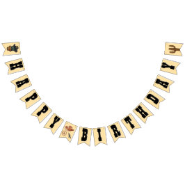 Wild West Buckin' Birthday Vimplar