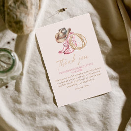 Wild West Little Cowgirl Baby Girl shower Tack Kort