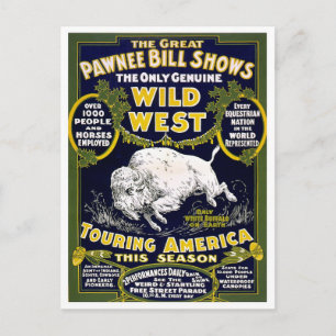 Wild West-show, 1903 Vykort