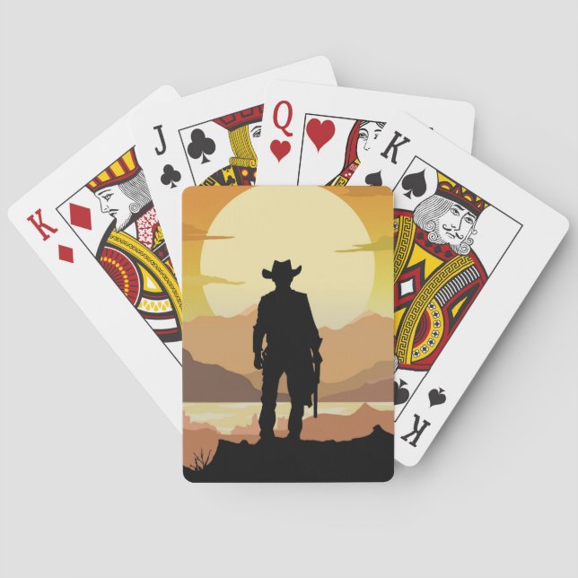 Wild Wild West Playing Cards Casinokort (Baksidan)