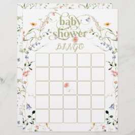WildblomBaby Shower Bingo Game