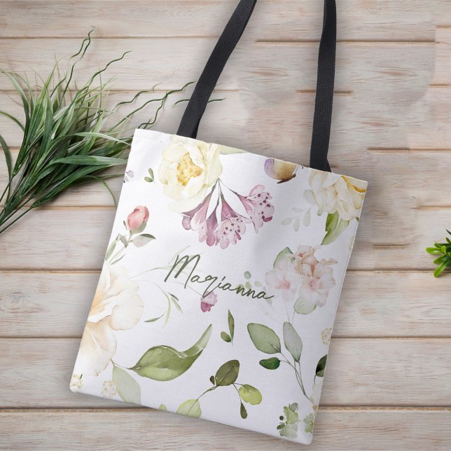 WildblomBlommigt Bachelorette Bridesmaid Gift Tygkasse (Skapare uppladdad)