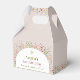 WildblomBlommigt Garden Girl Birthday Favor Boxes Presentaskar