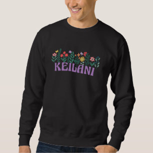WildblomBlommigt Keilani First Namn Mors dag Lång Ärmad Tröja