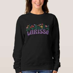 WildblomBlommigt LARISSA First Namn Mors dag T Shirt