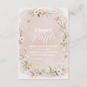 WildblomBlommigt Ram Diapper Raffle Tilläggskort