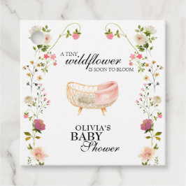 WildblomBoho Blommigt Baby Shower Gåvor Etiketter