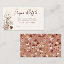 WildblomBoho Diaper Raffle Baby Shower