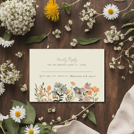 WildblomBoho Fall Wedding OSA Kort