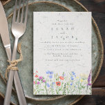 WildblomBoho Garden bröllopsinbjudan Inbjudningar<br><div class="desc">Denna inbjudan till Wildblomsterboho Garden Wedding är ett val för perfekten för par som tittar för en romantisk och visemisk beröring till sin stora dag. Den delikata blommigten är inspirerad av vilda blommor i blomning och skapar en vacker och ekologisk känsla. Boho stil lägger till en liten stund av skonsam...</div>