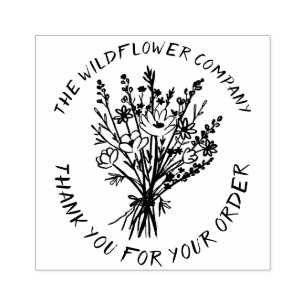 WildblomBouquet ANPASSNINGSBAR Order Tack Company Stämpel