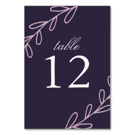 WildblomBröllop Bordsnummer