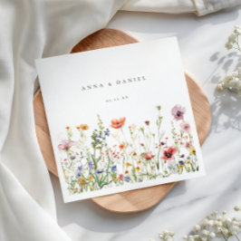 WildblomBröllop Pappersservett