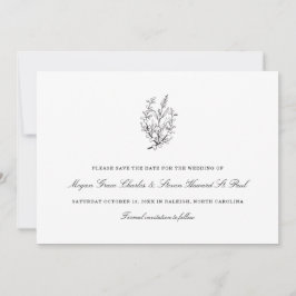 WildblomBröllop Spara Datumet