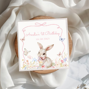 WildblomBunny Birthday Pappersservett